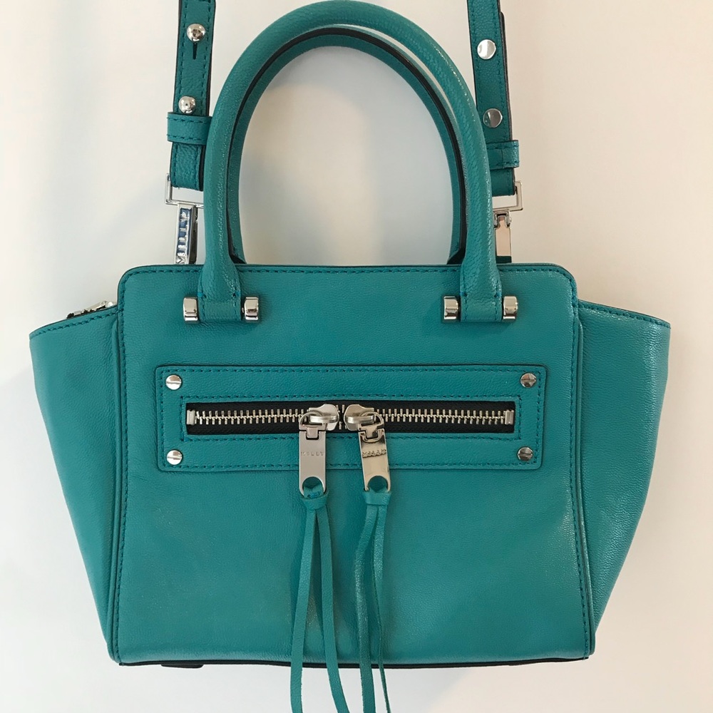 Turquoise Milly Crossbody Tote